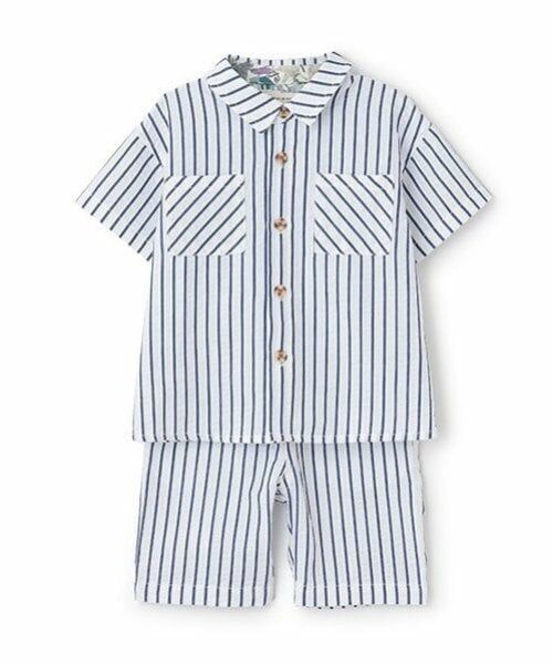 sense of wonder / センス オブ ワンダー シャツ・ブラウス | ストライプ半袖シャツセットアップ | 詳細1