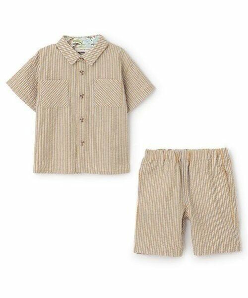 sense of wonder / センス オブ ワンダー シャツ・ブラウス | ストライプ半袖シャツセットアップ | 詳細3