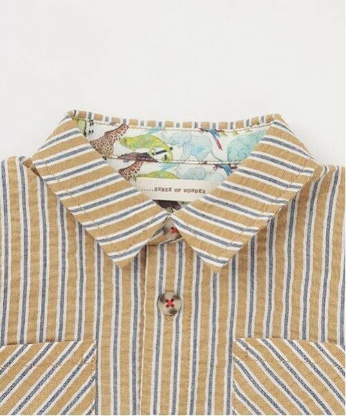 sense of wonder / センス オブ ワンダー シャツ・ブラウス | ストライプ半袖シャツセットアップ | 詳細4