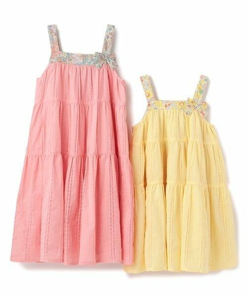 sense of wonder / センス オブ ワンダー ミニ丈・ひざ丈ワンピース | リバティヨークティアードワンピース | 詳細10