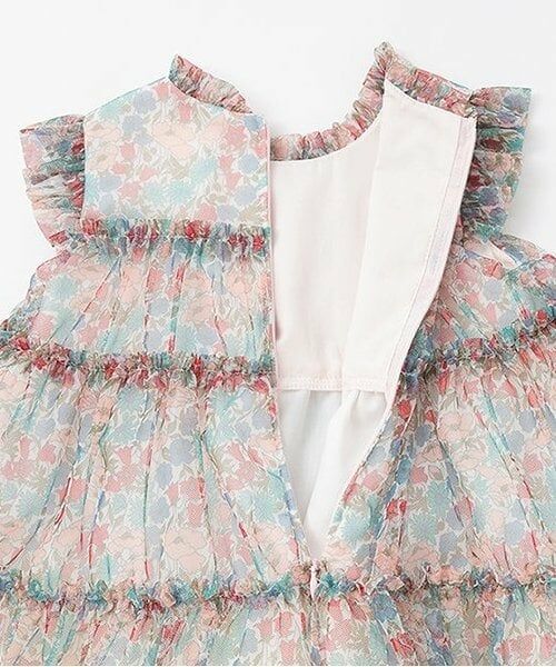 sense of wonder / センス オブ ワンダー ミニ丈・ひざ丈ワンピース | リバティプリントチュールドレス | 詳細8