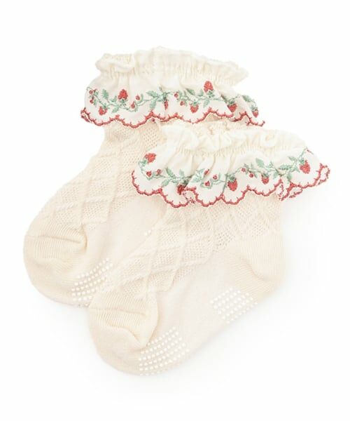 sense of wonder / センス オブ ワンダー ソックス | 【オーガニック】☆BASIC野イチゴソックス（ECRU(キナリ)）