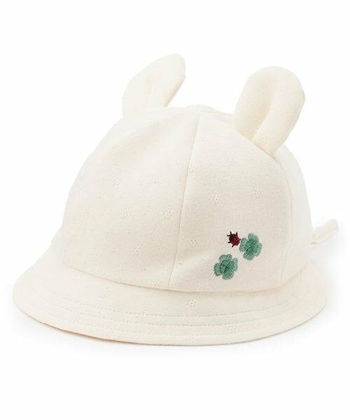 sense of wonder / センス オブ ワンダー キャップ | 【オーガニック】クマ耳帽子（ECRU(キナリ)）