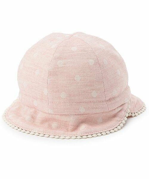 sense of wonder / センス オブ ワンダー キャップ | 【オーガニック】ガーゼリバーシブル帽子（ピンク）