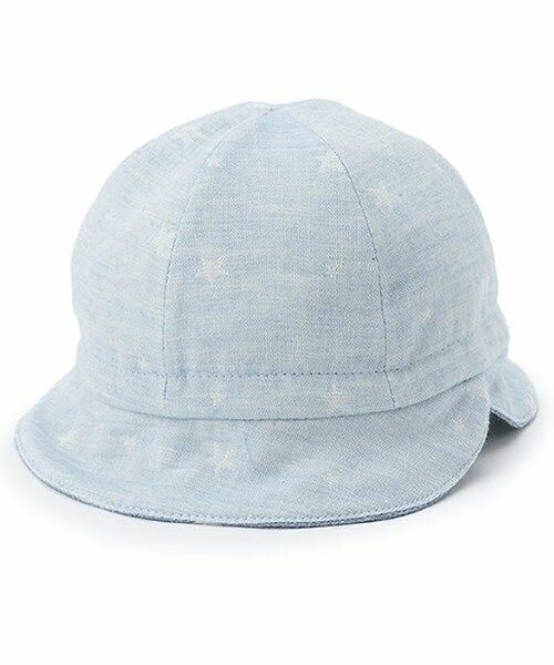 sense of wonder / センス オブ ワンダー キャップ | 【オーガニック】ガーゼリバーシブル帽子（ブルー）