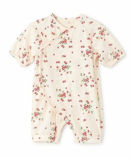 sense of wonder / センス オブ ワンダー ロンパース | 野イチゴNEWBORNウェア【日本製】（ECRU(キナリ)）