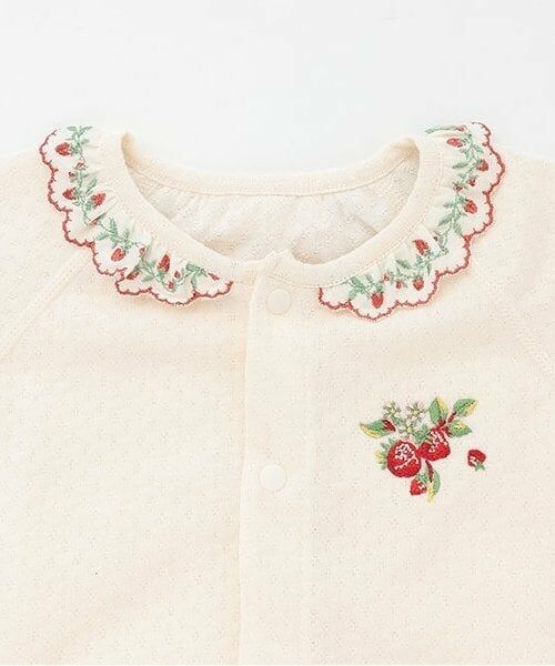 sense of wonder / センス オブ ワンダー 肌着 | 野イチゴシシュウボディスーツ【日本製】 | 詳細2