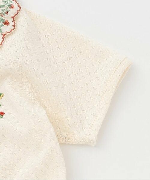 sense of wonder / センス オブ ワンダー 肌着 | 野イチゴシシュウボディスーツ【日本製】 | 詳細4