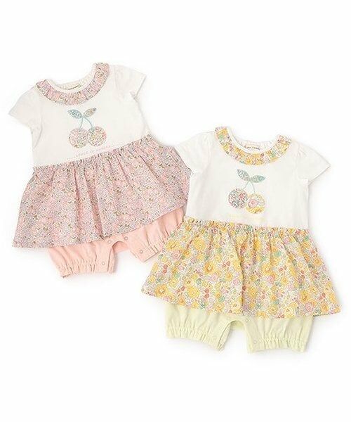 sense of wonder / センス オブ ワンダー ロンパース | リバティチェリーショートオール | 詳細10