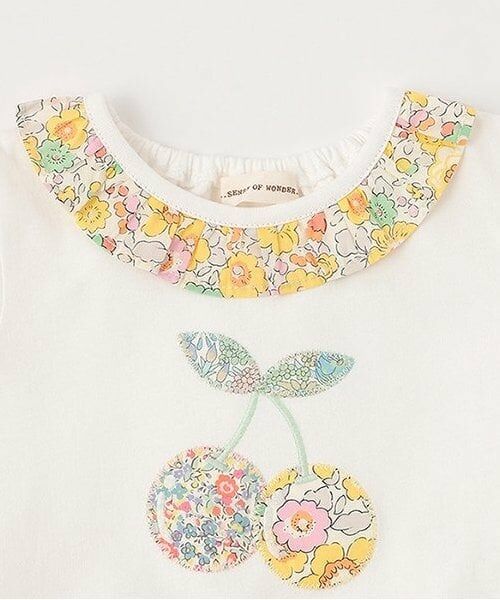 sense of wonder / センス オブ ワンダー ロンパース | リバティチェリーショートオール | 詳細2