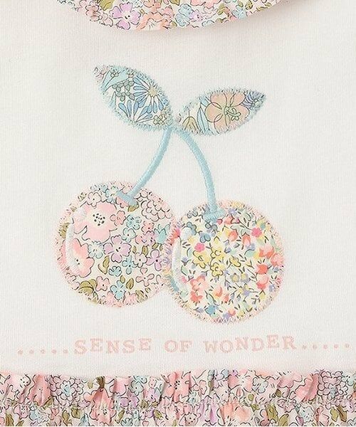 sense of wonder / センス オブ ワンダー ロンパース | リバティチェリーショートオール | 詳細3