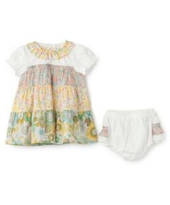 sense of wonder / センス オブ ワンダー ベビー・キッズウエア | 【オーガニック】リバティパッチワークワンピーススーツ【日本製】