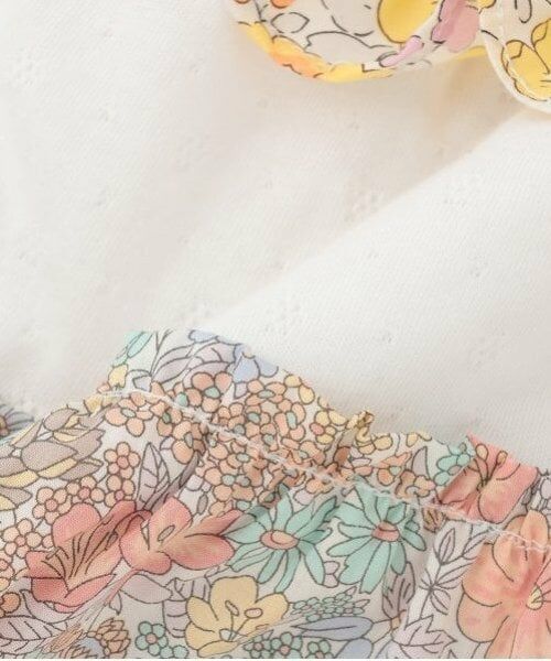sense of wonder / センス オブ ワンダー ベビー・キッズウエア | 【オーガニック】リバティパッチワークワンピーススーツ【日本製】 | 詳細8