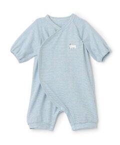 【オーガニック】シロクマボーダーNEW BORNウェア【日本製】