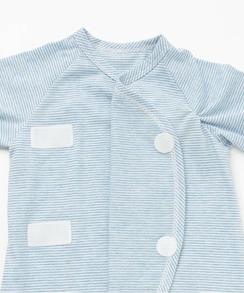 sense of wonder / センス オブ ワンダー 肌着 | 【オーガニック】シロクマボーダーNEW BORNウェア【日本製】 | 詳細4