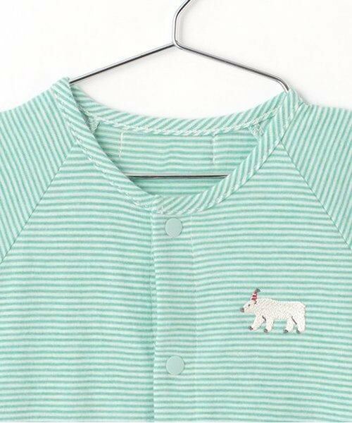 sense of wonder / センス オブ ワンダー 肌着 | 【オーガニック】シロクマボーダーボディスーツ【日本製】 | 詳細2