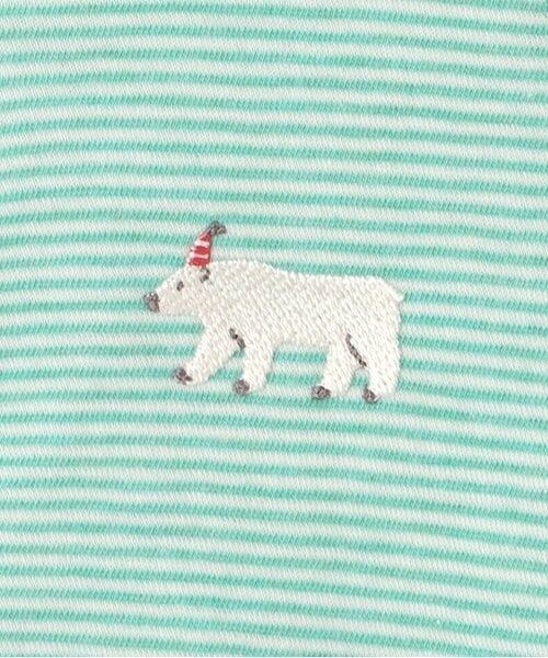 sense of wonder / センス オブ ワンダー 肌着 | 【オーガニック】シロクマボーダーボディスーツ【日本製】 | 詳細3