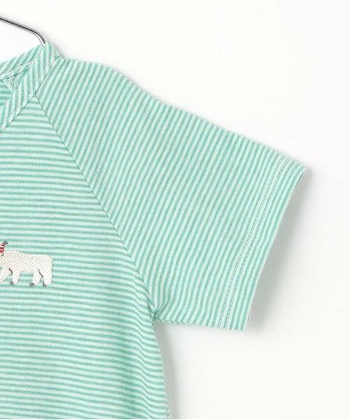 sense of wonder / センス オブ ワンダー 肌着 | 【オーガニック】シロクマボーダーボディスーツ【日本製】 | 詳細4