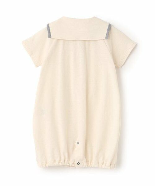 sense of wonder / センス オブ ワンダー ロンパース | 【オーガニック】シロクマセーラー半袖２WAYオール【日本製】 | 詳細1