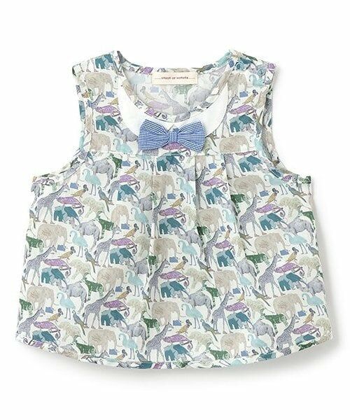 sense of wonder / センス オブ ワンダー スタイ・ビブ | キューフォーザ･ズーエプロン（ブルー）