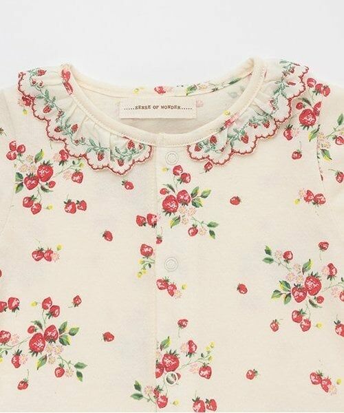 sense of wonder / センス オブ ワンダー ロンパース | 【オーガニック】野イチゴショートオール【日本製】 | 詳細2