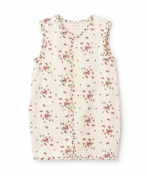 sense of wonder / センス オブ ワンダー ベビー・キッズウエア | 【オーガニック】野イチゴガーゼスリーパー【日本製】（ECRU(キナリ)）