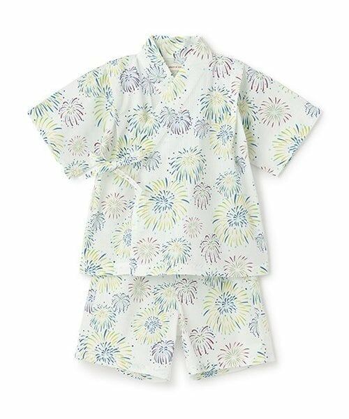 sense of wonder / センス オブ ワンダー 着物・浴衣・小物類 | 花火甚平スーツ（オフ ホワイト）