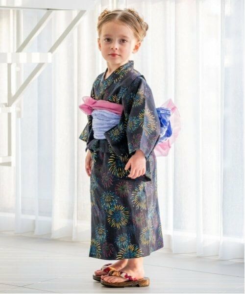 sense of wonder / センス オブ ワンダー 着物・浴衣・小物類 | 花火浴衣セット（紺）