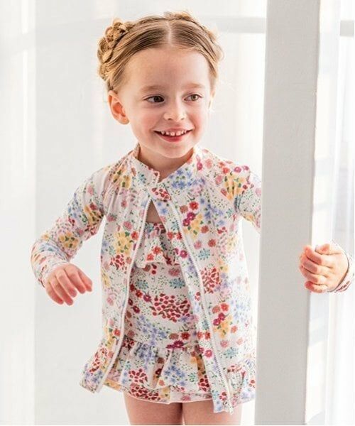 sense of wonder / センス オブ ワンダー 水着・スイムグッズ | 【SWIM】ガーデンフラワーラッシュガード（ピンク）