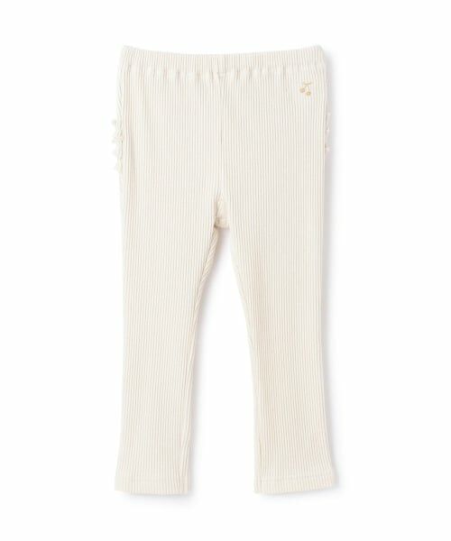 sense of wonder / センス オブ ワンダー レギンス・スパッツ | バックフリルフル丈レギンス（ECRU(キナリ)）