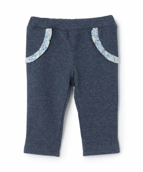 sense of wonder / センス オブ ワンダー その他パンツ | ラメ裏毛フル丈パンツ(紺)