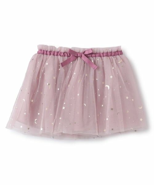 sense of wonder / センス オブ ワンダー ミニ・ひざ丈スカート | スターチュールスカート（ピンク）