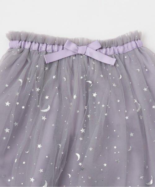 sense of wonder / センス オブ ワンダー ミニ・ひざ丈スカート | スターチュールスカート | 詳細2