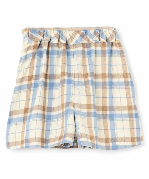 sense of wonder / センス オブ ワンダー ショート・ハーフ・半端丈パンツ | チェックプリーツキュロットスカート | 詳細1