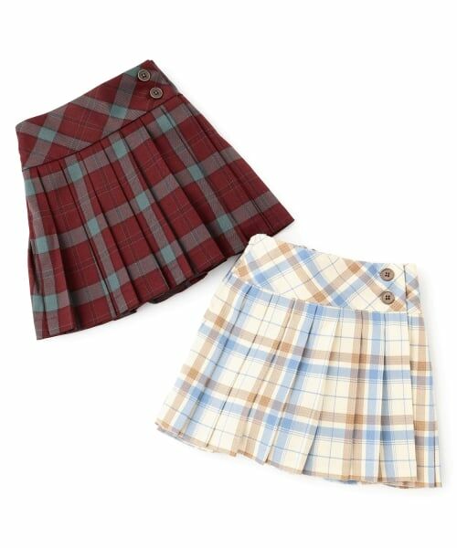 sense of wonder / センス オブ ワンダー ショート・ハーフ・半端丈パンツ | チェックプリーツキュロットスカート | 詳細10