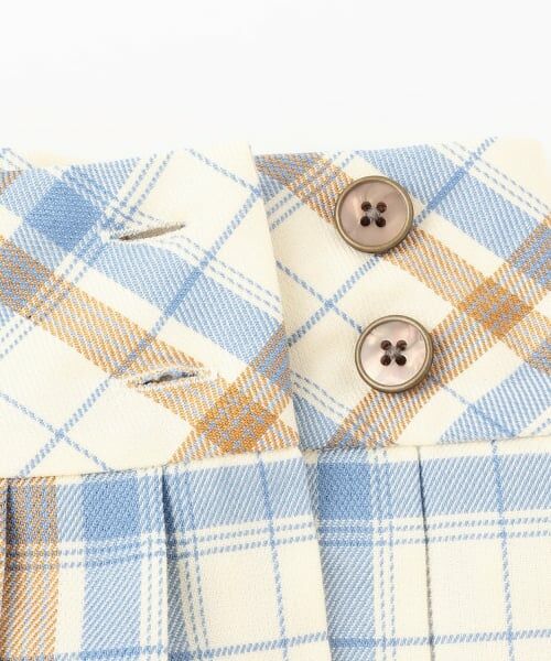 sense of wonder / センス オブ ワンダー ショート・ハーフ・半端丈パンツ | チェックプリーツキュロットスカート | 詳細4