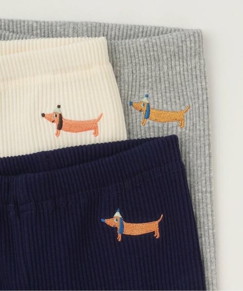 sense of wonder / センス オブ ワンダー レギンス・スパッツ | dog刺しゅうテレコレギンス | 詳細3