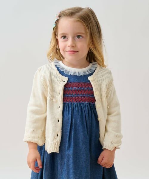 sense of wonder / センス オブ ワンダー カーディガン・ボレロ | 【オーガニック】タムボレロ【日本製】（ECRU(キナリ)）