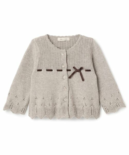 sense of wonder / センス オブ ワンダー カーディガン・ボレロ | 【オーガニック】タムボレロ【日本製】（ライト グレー）