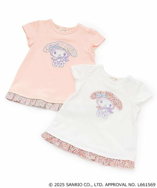 sense of wonder / センス オブ ワンダー Tシャツ | 【マイメロディ】LibertyアップリケTシャツ | 詳細9