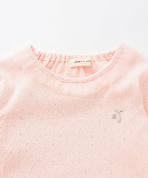sense of wonder / センス オブ ワンダー Tシャツ | フリル衿メロー長袖Tシャツ | 詳細2