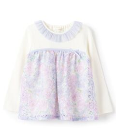 sense of wonder / センス オブ ワンダー その他トップス | フラワーレースチュニック【日本製】