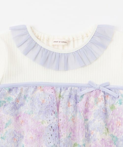 sense of wonder / センス オブ ワンダー その他トップス | フラワーレースチュニック【日本製】 | 詳細2