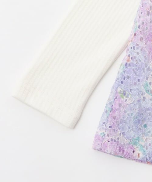 sense of wonder / センス オブ ワンダー その他トップス | フラワーレースチュニック【日本製】 | 詳細4