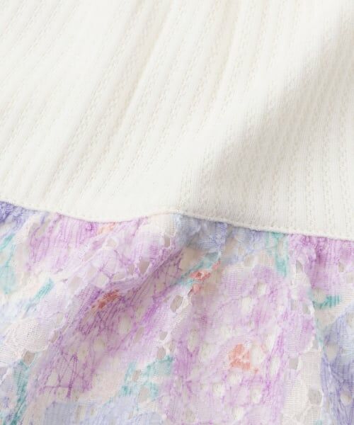 sense of wonder / センス オブ ワンダー その他トップス | フラワーレースチュニック【日本製】 | 詳細5