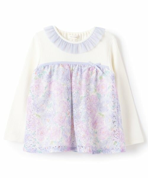 sense of wonder / センス オブ ワンダー その他トップス | フラワーレースチュニック【日本製】（ラベンダー）
