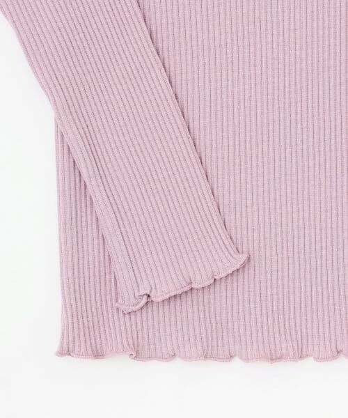 sense of wonder / センス オブ ワンダー Tシャツ | メローフリル長袖Tシャツ | 詳細5