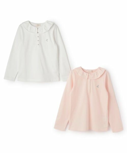 sense of wonder / センス オブ ワンダー Tシャツ | フリル衿長袖Tシャツ | 詳細7