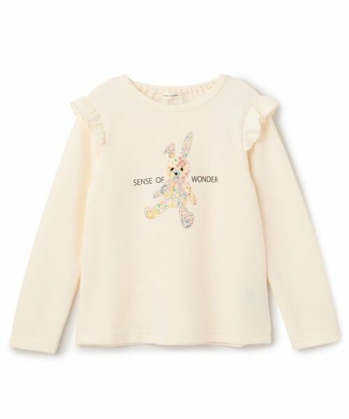 sense of wonder / センス オブ ワンダー Tシャツ | リバティウサギプルオーバー（ECRU(キナリ)）