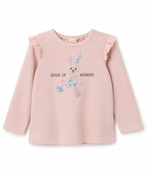 sense of wonder / センス オブ ワンダー Tシャツ | リバティウサギプルオーバー（ピンク）